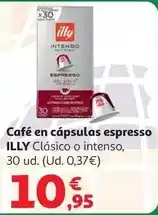 Alcampo Cafe capsula espresso intenso illy 30 uds 171 grs oferta