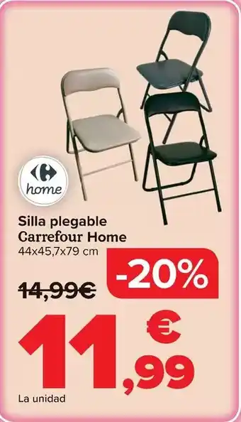 Carrefour home - silla plegable