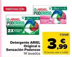 Carrefour Market Ariel - detergente original o sensacion poderoso oferta