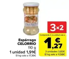 Carrefour Celorrio - esparrago oferta
