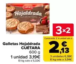 Carrefour Cuétara - galletas hojaldrada oferta
