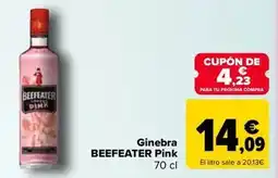 Carrefour Beefeater - ginebra pink oferta