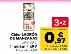 Carrefour Ladrón de manzanas - cider oferta