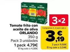 Carrefour Orlando - tomate frito con aceite de oliva oferta