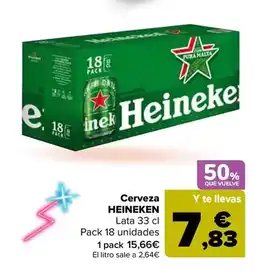 Carrefour Heineken - cerveza oferta