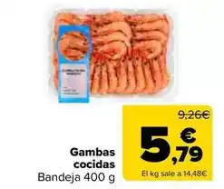 Carrefour Gambas cocidas oferta