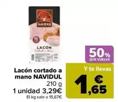Carrefour Navidul - lacon cortado a mano oferta