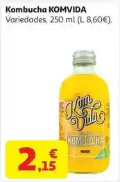 Alcampo Kombucha mango bio komvida 250 ml oferta