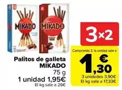 Carrefour Mikado - palitos de galleta oferta
