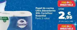 Carrefour Carrefour - papel de cocina ultra absorbente xxl essential oferta