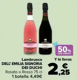 Carrefour Lambrusco dell' emilia signoria dei duchi oferta