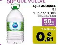 Carrefour Aquarel - agua oferta
