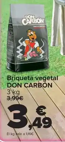 Carrefour Don carbon - briqueta vegetal oferta