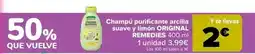 Carrefour Original remedies - champu purificante arcilla suave y limon oferta