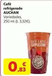 Alcampo Cafe capuccino auchan 250ml oferta