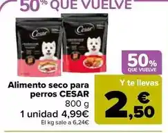 Carrefour Cesar - alimento seco para perros oferta