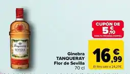 Carrefour Tanqueray - ginebra flor de sevilla oferta