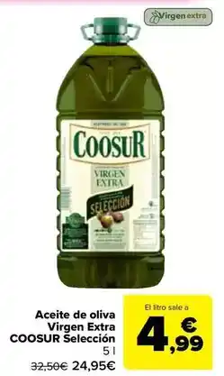 Carrefour Coosur - aceite de oliva virgen extra seleccion oferta