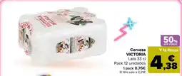 Carrefour Victoria - cerveza oferta