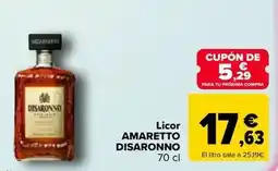 Carrefour Amaretto disaronno - licor oferta