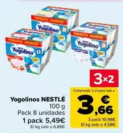 Carrefour Nestlé - yogolinos oferta