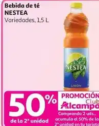 Alcampo Bebida te limon nestea pet 1,5 l oferta
