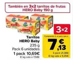 Carrefour Hero - tarritos baby oferta