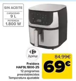 Carrefour Carrefour home - freidora haf9l1800-25 oferta