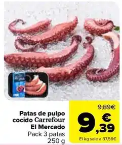Carrefour Carrefour el mercado - patas de pulpo cocido oferta