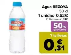 Carrefour Bezoya - agua oferta