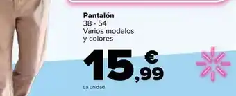 Carrefour Tex - pantalon oferta