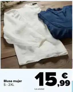 Carrefour Tex - blusa mujer oferta