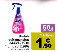 Carrefour Asevi - pistola quitamanchas oferta
