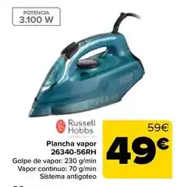 Carrefour Russell hobbs - plancha vapor 26340-56rh oferta
