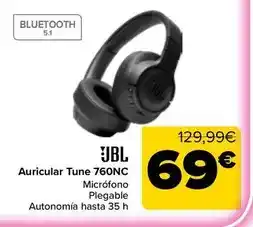 Carrefour Jbl - auricular tune 760nc oferta