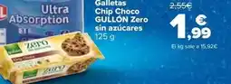 Carrefour Gullón - galletas chip choco zero sin azucares oferta
