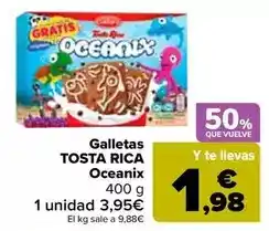 Carrefour Cuétara - galletas tosta rica oceanix oferta