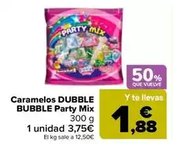 Carrefour Dubble bubble - caramelos party mix oferta