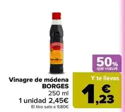 Carrefour Borges - vinagre de modena oferta