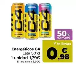 Carrefour C4 - energéticos oferta