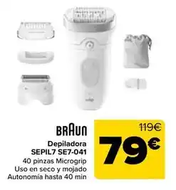 Carrefour Braun - depiladora sepil7 se7-041 oferta