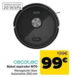 Carrefour Cecotec - robot aspirador m70 oferta