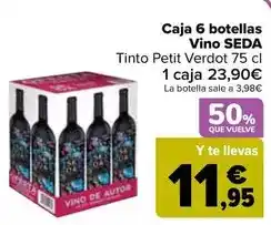 Carrefour Seda - caja 6 botellas vino oferta