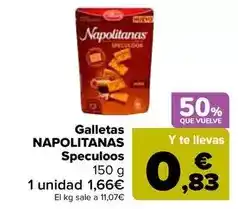 Carrefour Cuétara - galletas napolitanas speculoos oferta