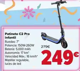 Carrefour Patinete c2 pro infantil oferta