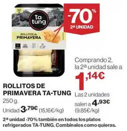 Supercor TA-TUNG Rollitos de primavera oferta