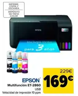 Carrefour Epson - multifuncion et-2860 oferta
