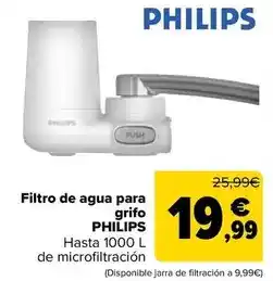 Carrefour Philips - filtro de agua para grifo oferta