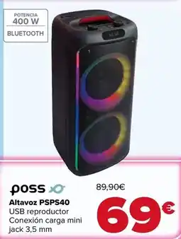 Carrefour Poss - altavoz psps40 oferta