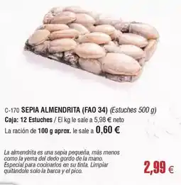 Abordo Solo - sepia almendrita oferta